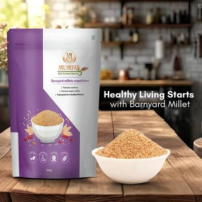 MUMFAS Barnyard Millets Unpolished – 250g | Gluten-Free, High in Fiber & Protein Barnyard Millet