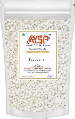 AYSP Premium Quality Sabudana|Big Sago|Javvarisi|Saggubiyyam|Chavvari|Chivada Sago Sago