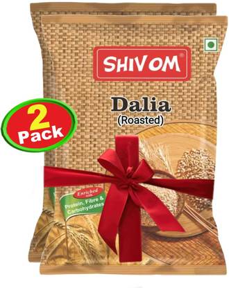 shiv om Dalia Roasted 1 Kg Whole Wheat
