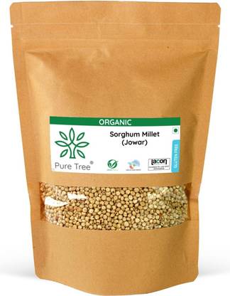 Pure Tree Certified Organic Jowar Sorghum Millet Jowari Jowar