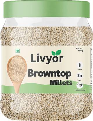 LIVYOR Browntop Millets Unpolished | Protein & Fiber Rich Superfood Browntop Millet
