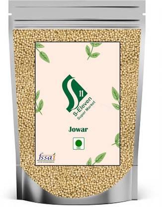S Eleven Super Market Whole White Jowar Grains/Sorghum/Jonna Sorghum