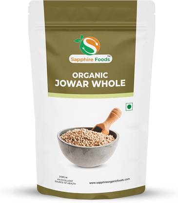 Sapphire Foods Organic Fresh and Healthy Sorghum Whole Jowar