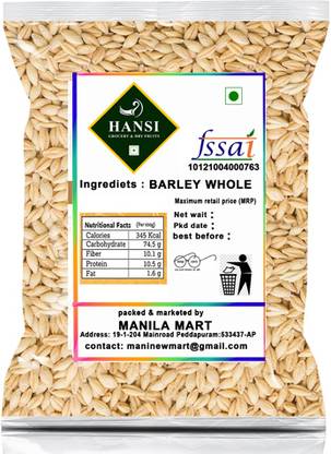 Hansi Raw Barley Seeds (Jau) 450g Barnyard Millet