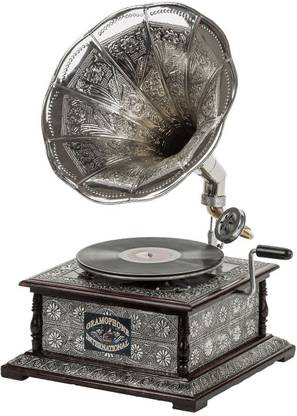 HMV STUDIO Antique Gramophone Player Working Original Wind up Gramophone 1 Record Free Wooden Gramophone