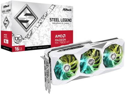 ASRock RX 7800 XT GDDR6 16 GB AMD Radeon Chipset 256 bit 2520 MHz Graphics Card