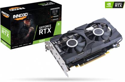 Inno3D GEFORCE RTX 2060 TWIN X2 OC RGB GDDR6 6 GB NVIDIA Chipset 192 bit 1365 MHz Graphics Card