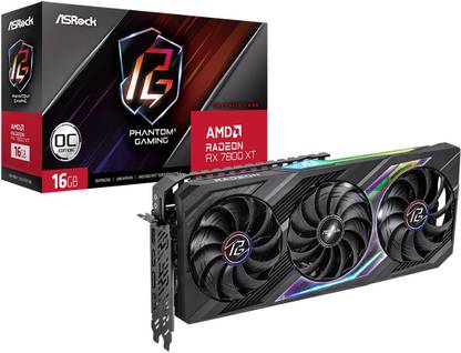 ASRock RX 7800 XT GDDR6 16 GB AMD Radeon Chipset 256 bit 2565 MHz Graphics Card
