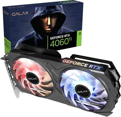 GALAX GEFORCE RTX 4060 TI GDDR6 8 GB NVIDIA Chipset 128 bit 2640 MHz Graphics Card