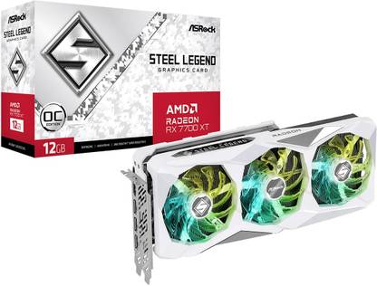 ASRock RX 7700 XT GDDR6 12 GB AMD Radeon Chipset 192 bit 2599 MHz Graphics Card
