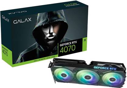 GALAX GeForce RTX™ 4070 EX Gamer (1-Click OC) GDDR6X 12 GB NVIDIA Chipset 192 bit 2535 MHz Graphics Card