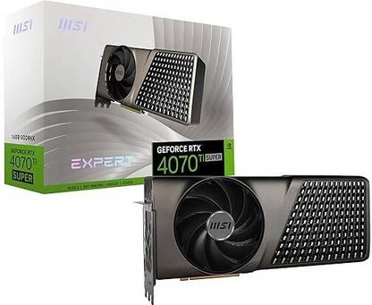 MSI GeForce RTX 4070 Ti SUPER 16G EXPERT GDDR6 16 GB NVIDIA Chipset 256 bit 2685 MHz Graphics Card