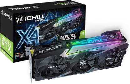 Inno3D GEFORCE RTX 3060 TI GDDR6X ICHILL X4 GDDR6X 8 GB NVIDIA Chipset 256 bit 1695 MHz Graphics Card