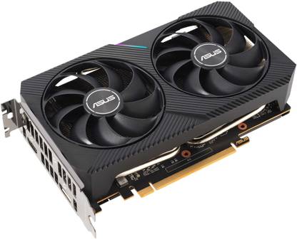 ASUS Dual RX 6500XT OC GDDR6 4 GB AMD Radeon Chipset 64 bit 2820 MHz Graphics Card