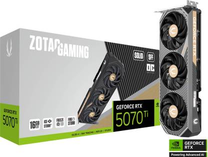 ZOTAC GAMING GeForce RTX 5070 GDDR7 16 GB NVIDIA Chipset 256 bit 2482 MHz Graphics Card