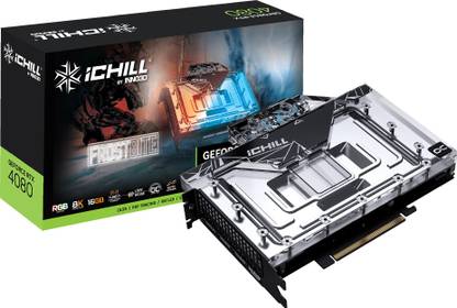 Inno3D GEFORCE RTX 4080 16GB ICHILL FROSTBITE GDDR6X 16 GB NVIDIA Chipset 256 bit 2565 MHz Graphics Card
