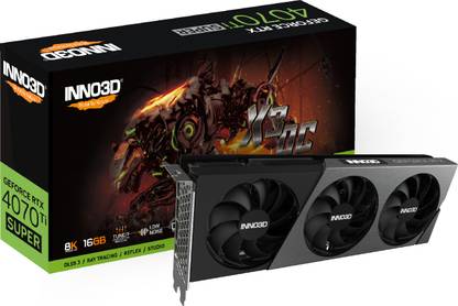 Inno3D GEFORCE RTX 4070 Ti SUPER X3 OC GDDR6X 16 GB NVIDIA Chipset 256 bit 2640 MHz Graphics Card