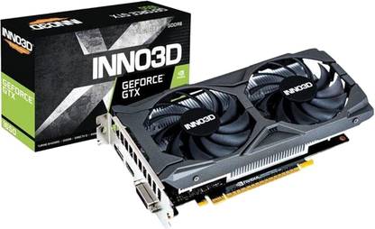 Inno3D Geforce GTX 1650 Twin X2 OC GDDR6 4 GB NVIDIA Chipset 128 bit 1650 MHz Graphics Card