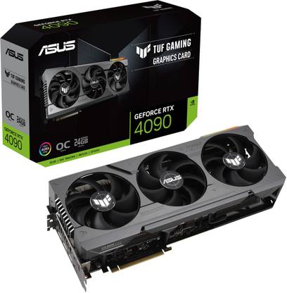 ASUS TUF Gaming GeForce RTX 4090 24GB GDDR6X OC Edition Gaming Graphics Card GDDR6X 24 GB NVIDIA Chipset 384 bit 2565 MHz Graphics Card