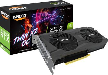 Inno3D GEFORCE RTX 3050 Twin X2 OC GDDR6 8 GB NVIDIA Chipset 128 bit 1822 MHz Graphics Card