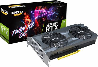 Inno3D GEFORCE RTX 3060 Ti Twin X2 OC LHR GDDR6 8 GB NVIDIA Chipset 256 bit 1680 MHz Graphics Card