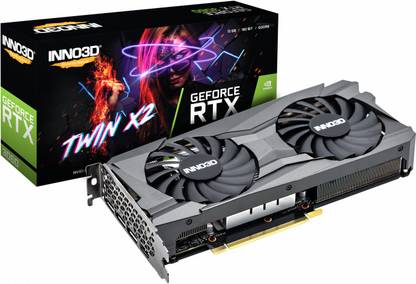 Inno3D GEFORCE RTX 3060 TWIN X2 GDDR6 12 GB NVIDIA Chipset 192 bit 1320 MHz Graphics Card