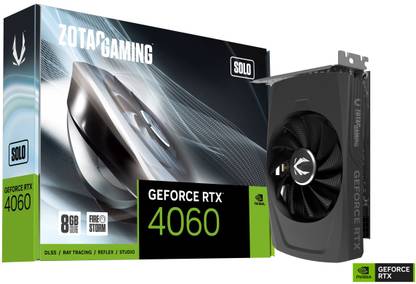 ZOTAC GEFORCE RTX 4060 SOLO GDDR6 8 GB NVIDIA Chipset 128 bit 2460 MHz Graphics Card