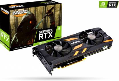 Inno3D GEFORCE RTX 2080 TI X2 OC GDDR6 11 GB NVIDIA Chipset 352 bit 1350 MHz Graphics Card