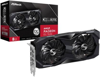 ASRock RX 7600 GDDR6 8 GB AMD Radeon Chipset 128 bit 2695 MHz Graphics Card