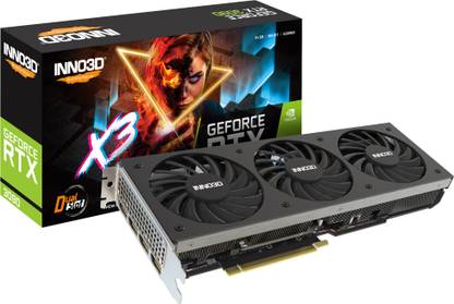 Inno3D GEFORCE RTX 3080 X3 OC LHR GDDR6X 10 GB NVIDIA Chipset 320 bit 1725 MHz Graphics Card
