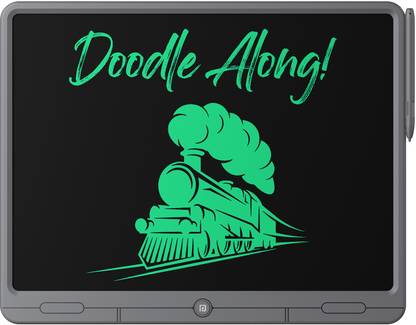 Portronics Ruffpad 21 LCD Writing Pad, 21 Inches Screen, Stylus Pen,Erase Button,Smart Lock POR-1972 11.5 x 18 inch Graphics Tablet Connectivity - Wireless