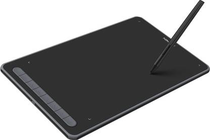 XP Pen Deco M Drawing Tablet with X3 chip stylus 8 shortcut keys, 8192 levels of pressure sensitivity, X3 Elite Stylus and Fully-laminated display 8 x 5 inch Graphics Tablet