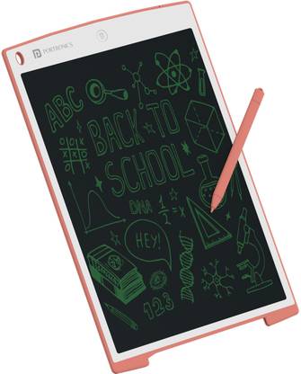 Portronics Ruffpad 12 LCD Writing Pad with 12 Inch Screen, For Drawing, Note-taking, Kids 10.5 x 6 inch Graphics Tablet