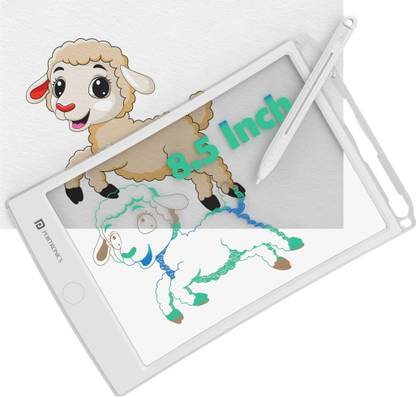 Portronics Ruffpad One Transparent Multicolor 8.5 inch LCD Writing Pad 4.7 x 6.9 inch Graphics Tablet Connectivity - Wireless