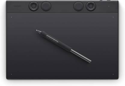 WACOM PTK670K0A Intuos Pro Medium Bluetooth Professional Graphic Drawing Tablet with Pro Pen 3, 10.4 x 5.8 inch Graphics Tablet Connectivity - Bluetooth, USB