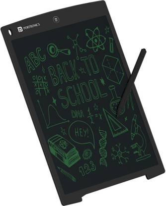 Portronics Ruffpad 12 LCD Writing Pad with 12 Inch Screen, For Drawing, Note-taking, Kids 10.5 x 6 inch Graphics Tablet