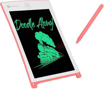 Portronics POR-499 Portable RuffPad E-Writer 8.5" LCD Writing Pad 5 x 0.28 inch Graphics Tablet Connectivity - Wireless