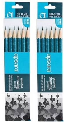 APSARA Drawing Pencils 6 Shades HB,2B,4B,6B,8B,10B|Shading Pencils Pencil