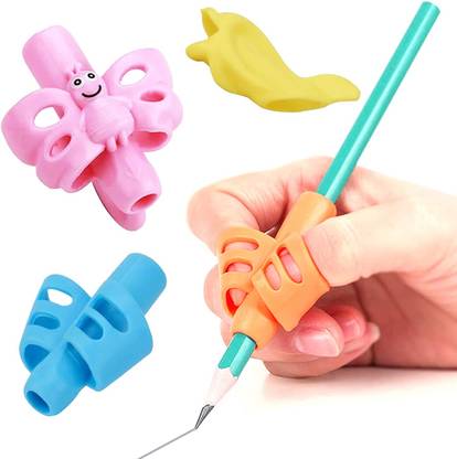 Party Propz Cute Pencil Grips,Pencil Finger Grip -Pen Gripper/Pencil Gripper,Pen Grip Holder Pencil