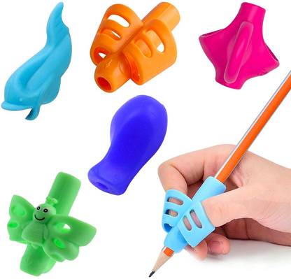 Party Propz Cute Pencil Grips,Pencil Finger Grip -Pen Gripper/Pencil Gripper,Pen Grip Holder Pencil