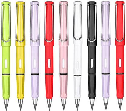 Kopila Inkless Pencils,Everlasting Replaceable Pencil Case with Portable Eraser Pencil