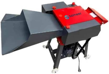 Sameer 3HP Single Phase Heavy Duty Chaff Cutter with Motor & Cutting Size Controller Corded Grass Trimmer