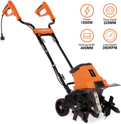 Neptune 1500W Electric Mini Power Tiller with 6 Blades, 45cm Cutting Width NC-41 E Corded Grass Trimmer