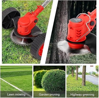 SeaRegal Electric Wireless Rechargeable Edge Cutter 24VBatteries for Home Lawn Yard Cordless Grass Trimmer