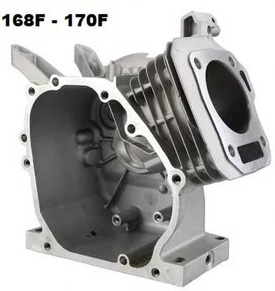 AGS Crankcase Body For Engine GX160 GX200 168F-170F Gasoline Engine Fuel Grass Trimmer