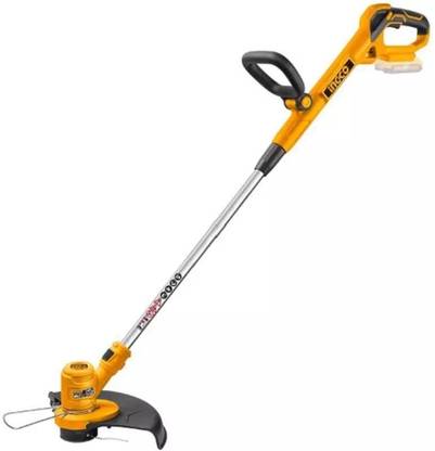 INGCO 20V Lithium-Ion Grass Trimmer CGTLI20301 and Bush Cutter with Battery & Charger Cordless Grass Trimmer