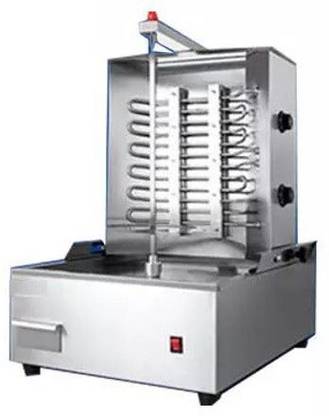 ShoppersHub PNQ Electric 2 Burner Shawarma Maker Machine With Non Stick Auto Rotating Rod Rib Roaster Grill