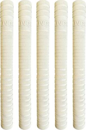 LIVOX 5 White Dynamic Texture Cricket Bat Handle Grips Super Tacky