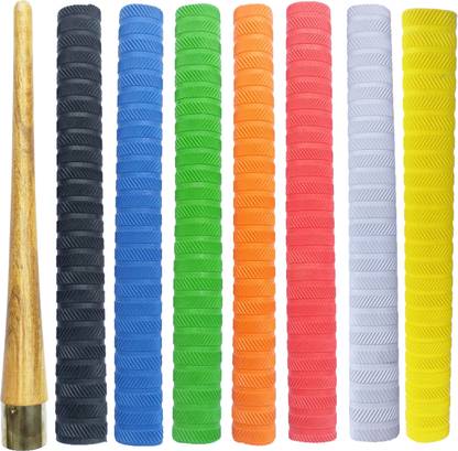 RaiGen 7 Multicolor Cricket Bat Grips with Grip Application Cone for Superior Control Chevron