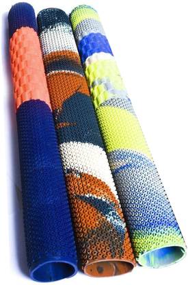 Oston Cricket bat Cover with Wooden Grip Cone /3pcs. Rubber Grip Ultra Tacky Bat Cover Free Size